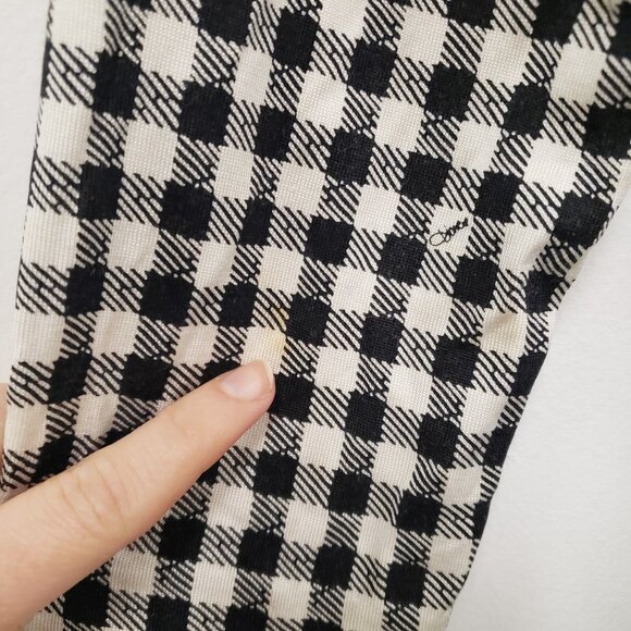 Diane Von Furstenberg Womens Silk Wrap Mini Dress Size 14 Gingham Sheer Picnic - Picture 6 of 14